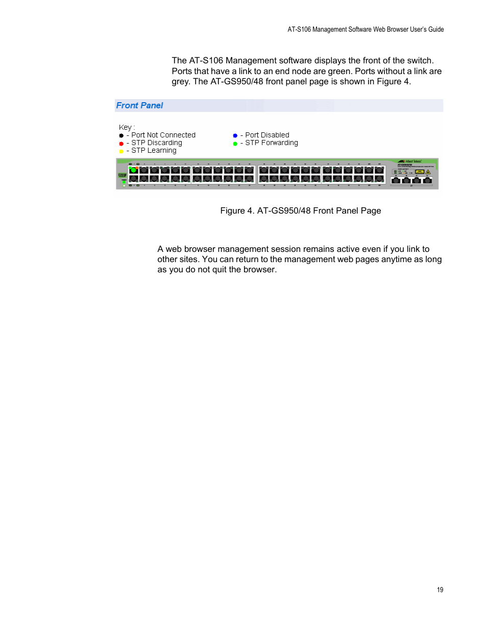 Allied Telesis AT-S106 User Manual | Page 19 / 226