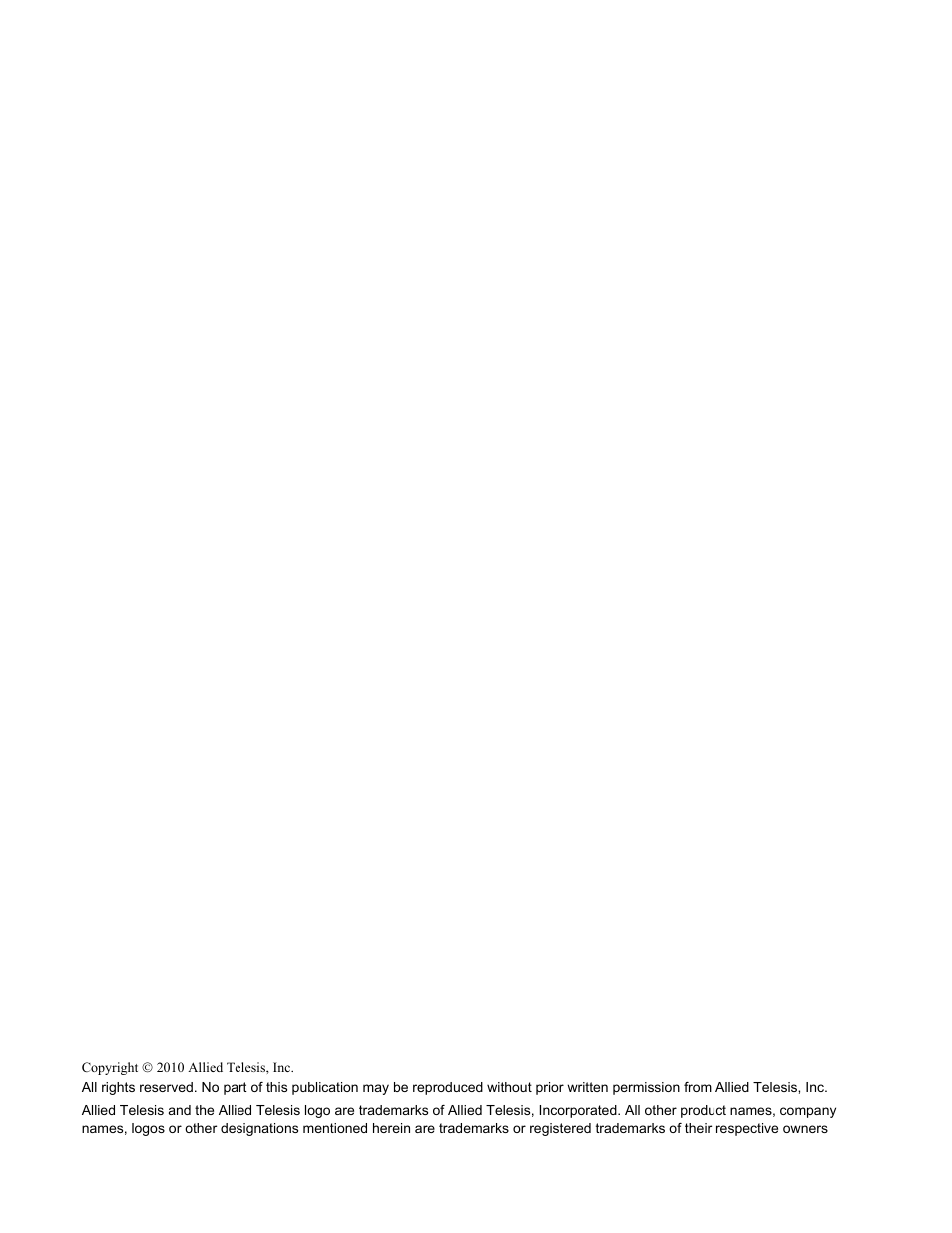Allied Telesis AT-S106 User Manual | Page 2 / 226