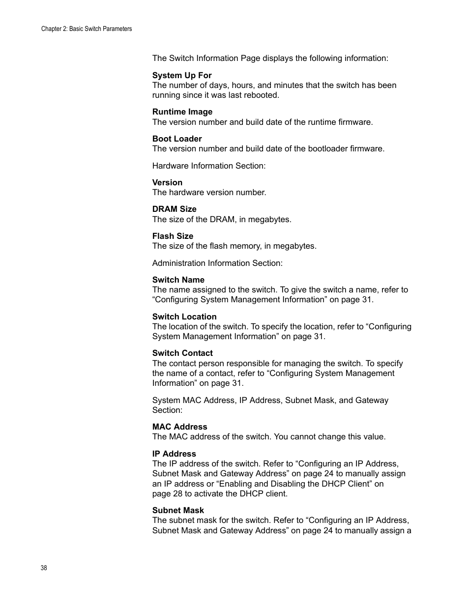 Allied Telesis AT-S106 User Manual | Page 38 / 226