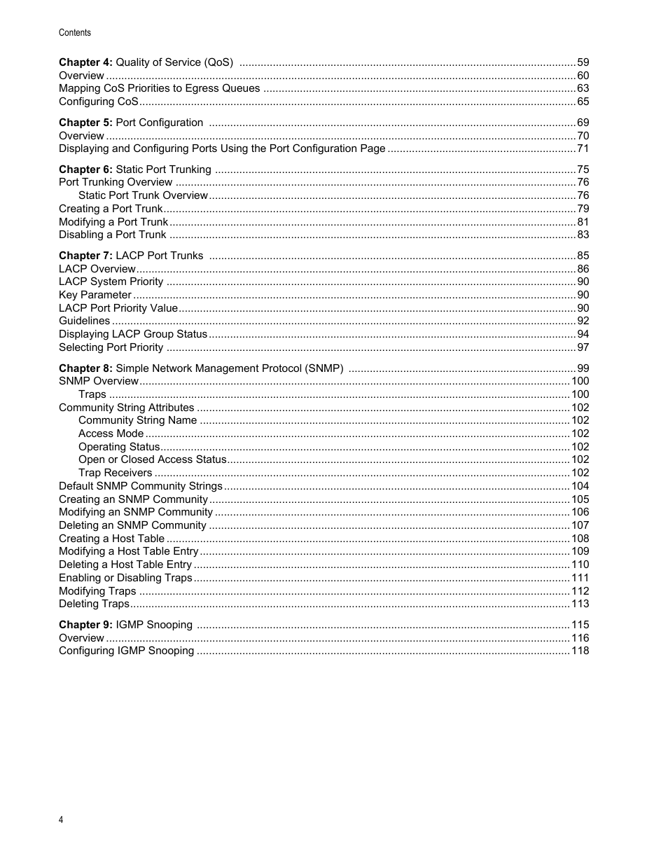 Allied Telesis AT-S106 User Manual | Page 4 / 226