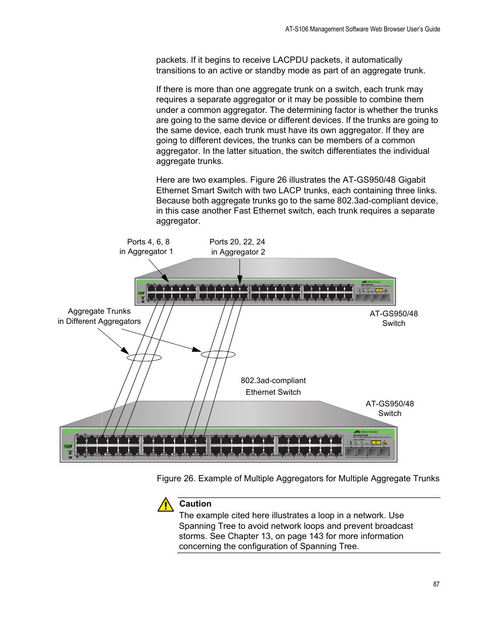 Allied Telesis AT-S106 User Manual | Page 87 / 226