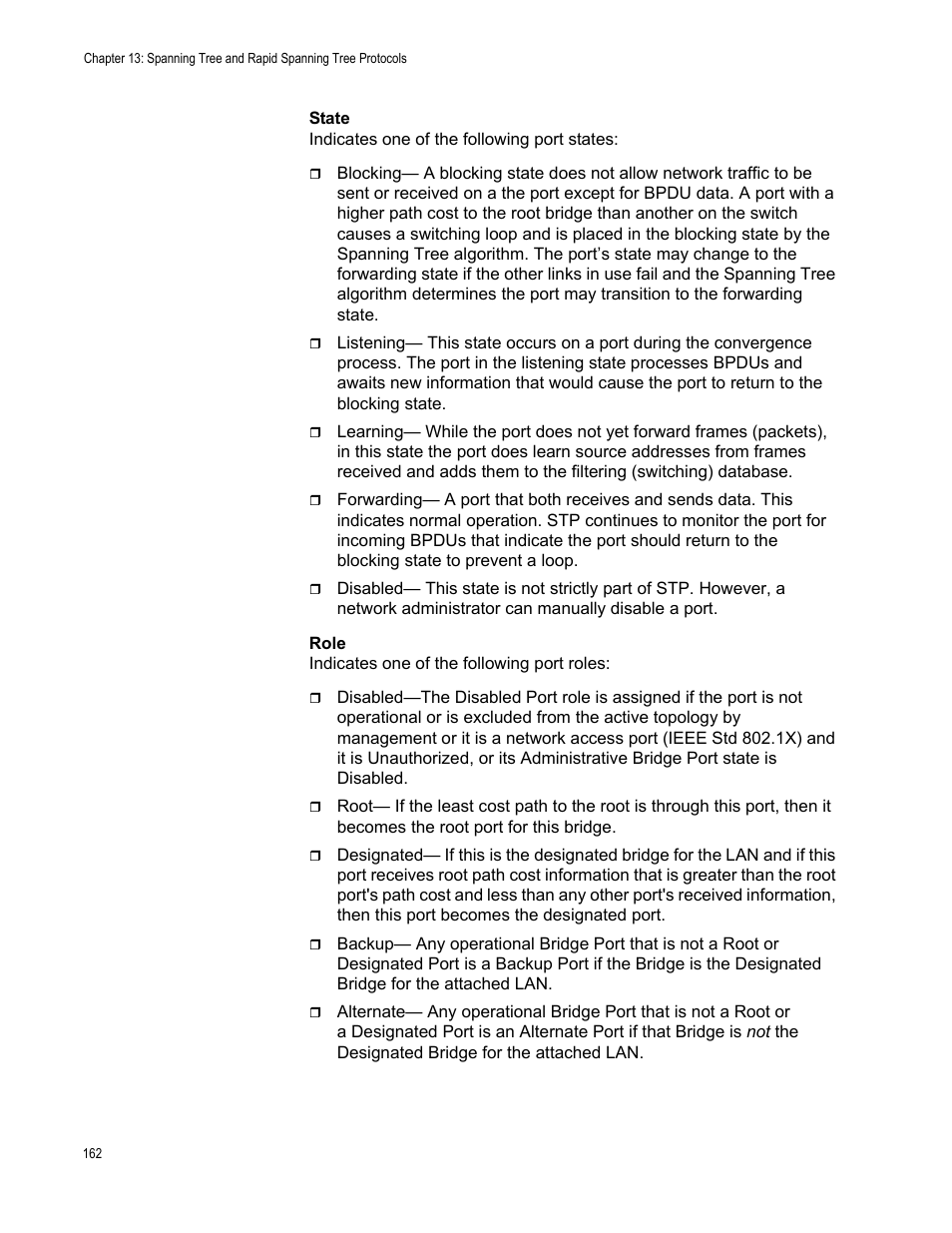Allied Telesis AT-S105 User Manual | Page 162 / 234