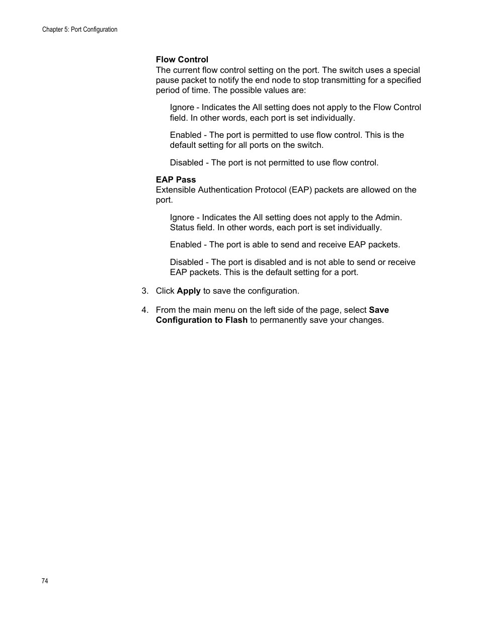 Allied Telesis AT-S105 User Manual | Page 74 / 234