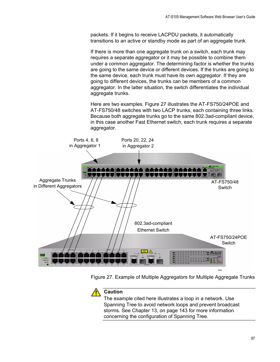 Allied Telesis AT-S105 User Manual | Page 87 / 234