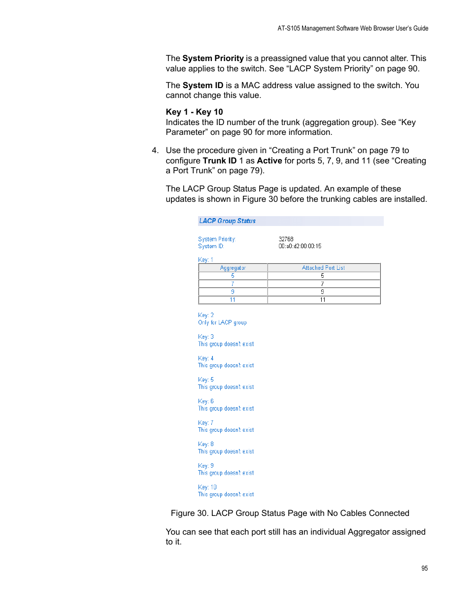 Allied Telesis AT-S105 User Manual | Page 95 / 234