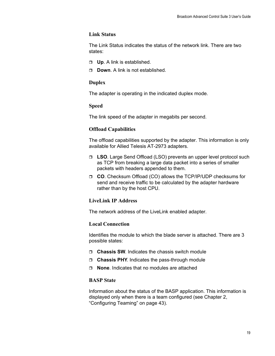 Allied Telesis Broadcom Advanced Control Suite 3 User Manual | Page 19 / 80