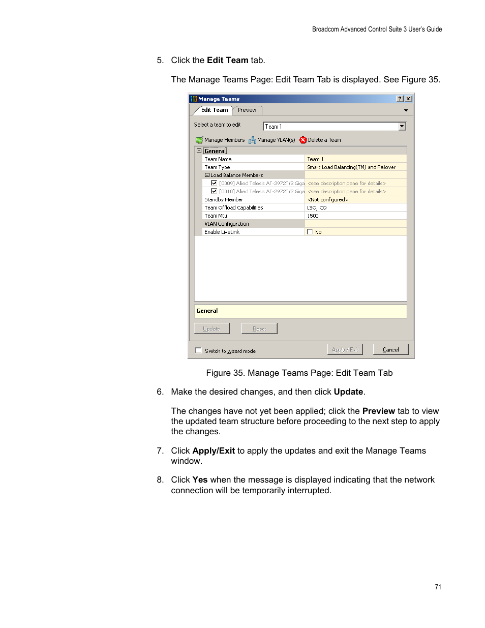 Allied Telesis Broadcom Advanced Control Suite 3 User Manual | Page 71 / 80