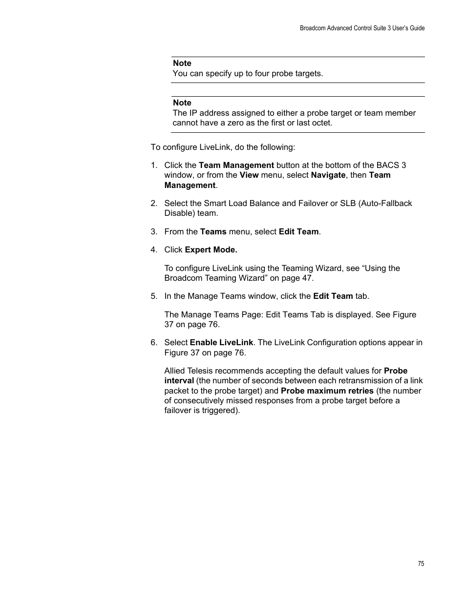 Allied Telesis Broadcom Advanced Control Suite 3 User Manual | Page 75 / 80