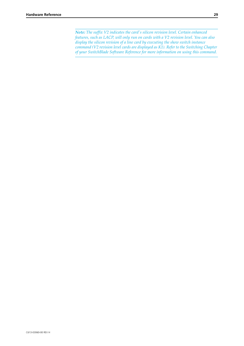 Allied Telesis SwitchBlade 4000 Series Switch Hardware Reference User Manual | Page 29 / 64