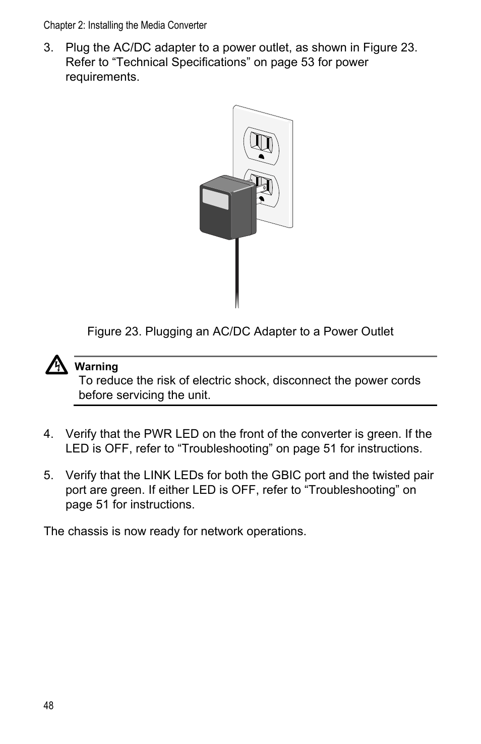 Allied Telesis AT-MC1008/SP User Manual | Page 48 / 92
