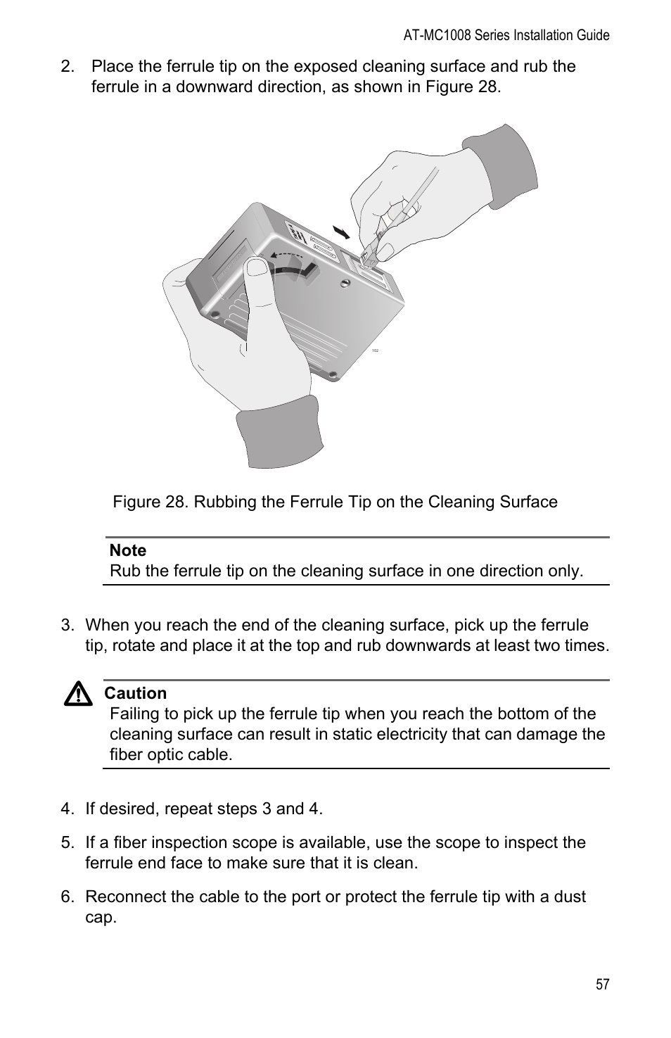 Figure 28 | Allied Telesis AT-MC1008/SP User Manual | Page 57 / 92