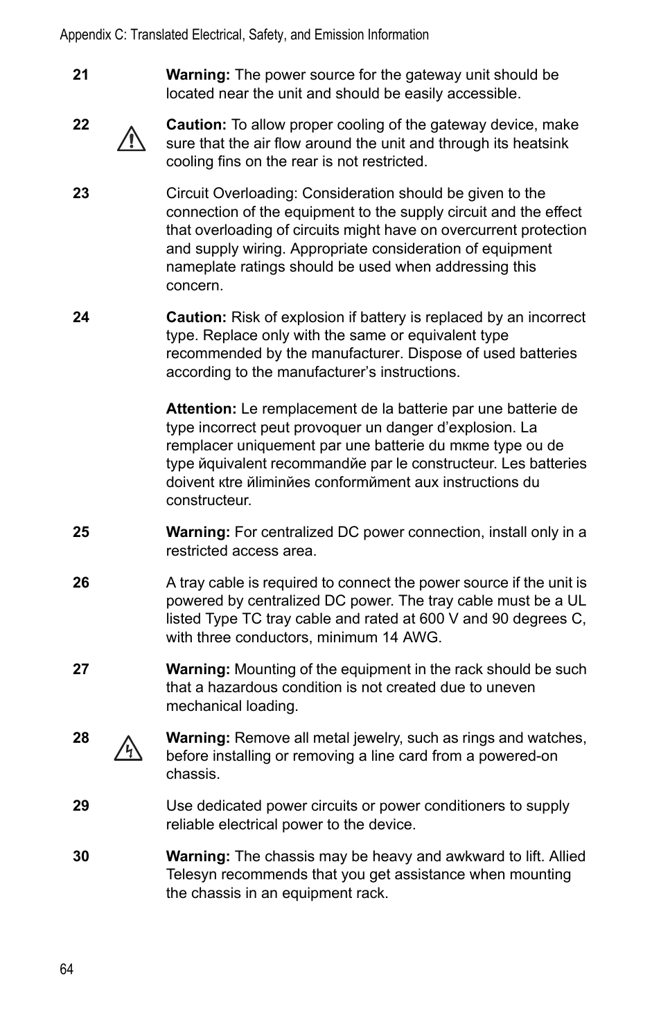 Allied Telesis AT-MC1008/SP User Manual | Page 64 / 92