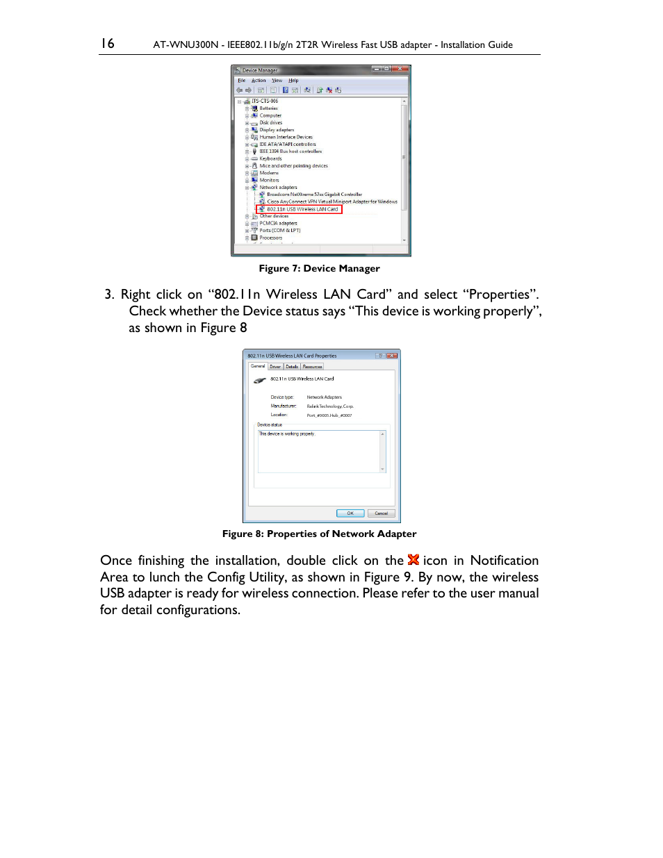 Allied Telesis AT-WNU300N User Manual | Page 16 / 20