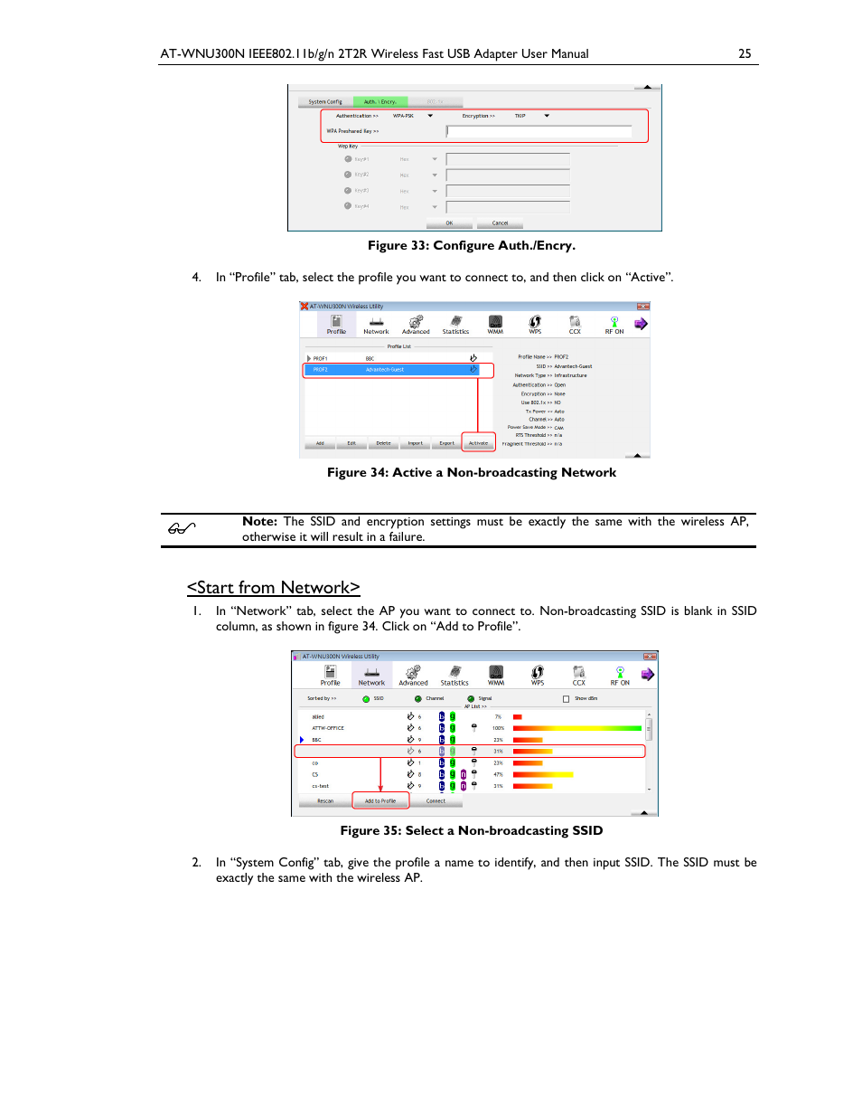 Start from network | Allied Telesis AT-WNU300N User Manual | Page 25 / 39