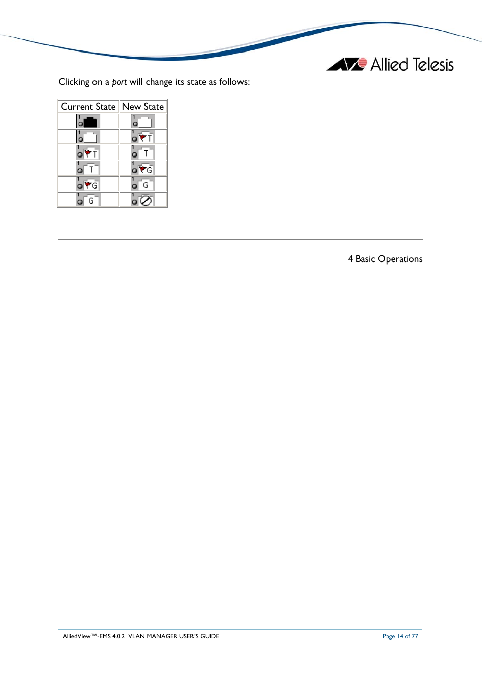 Allied Telesis AlliedView-EMS 4.0.2 VLAN-Manager User Manual | Page 14 / 77