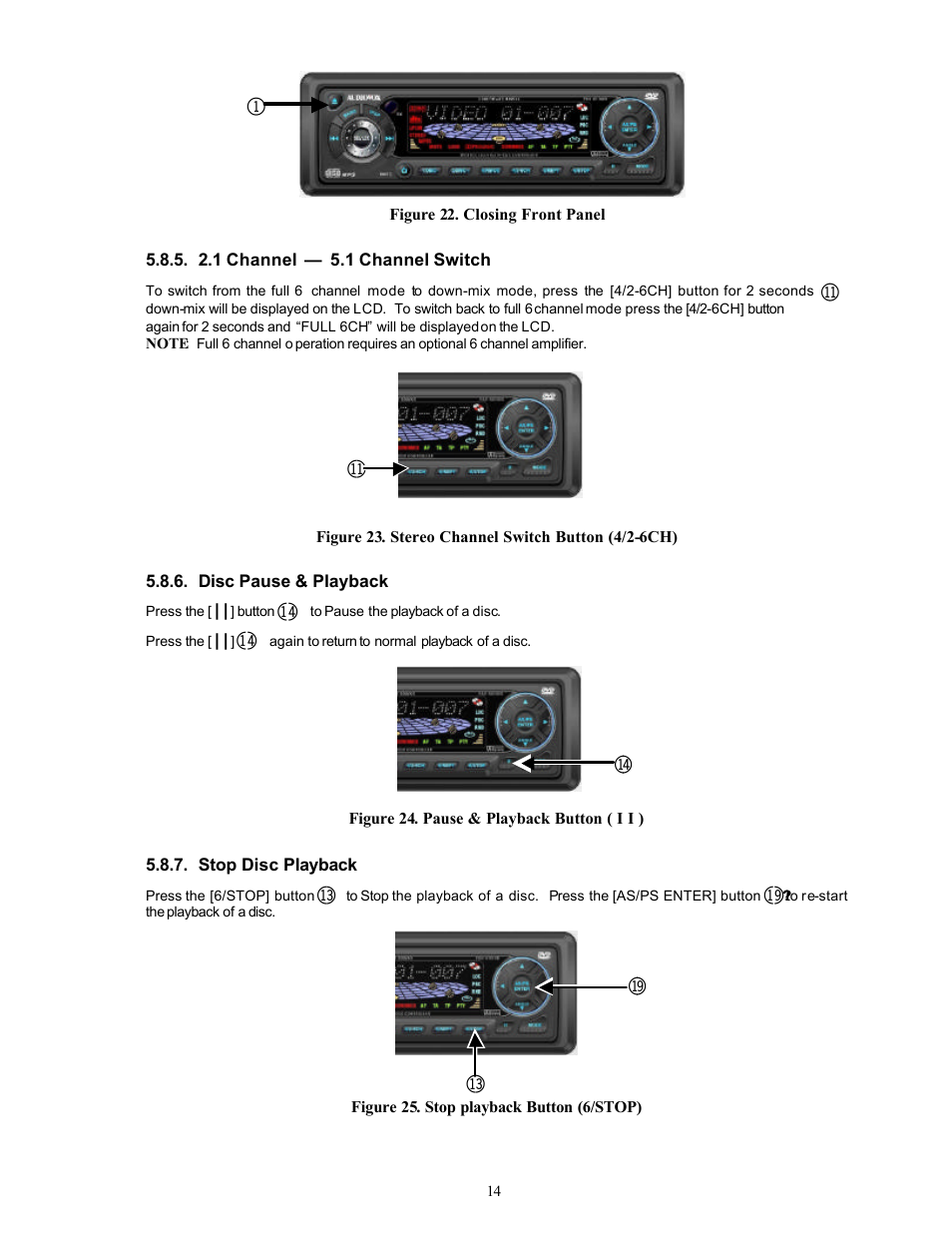 Bm bp 1 bo bu | Audiovox PAV-8000D User Manual | Page 15 / 30
