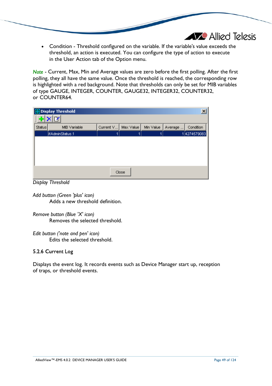 Allied Telesis AlliedView-EMS 4.0.2 Device-Manager User Manual | Page 49 / 124