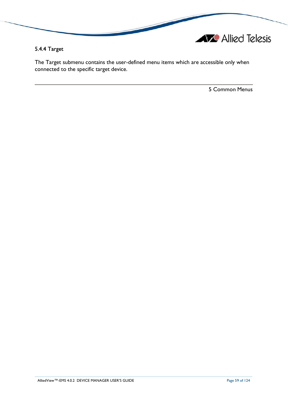 Allied Telesis AlliedView-EMS 4.0.2 Device-Manager User Manual | Page 59 / 124