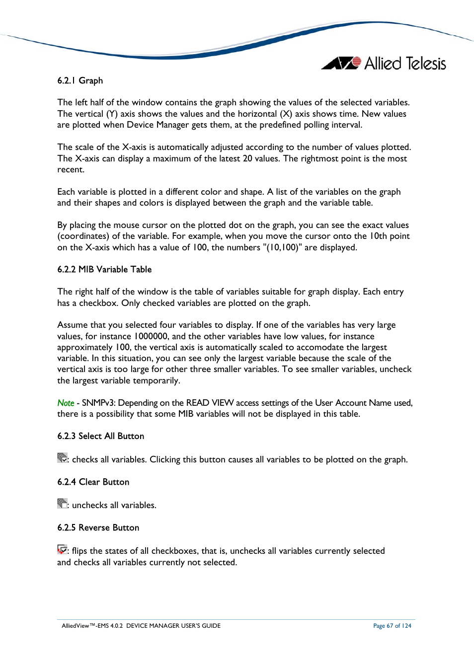 Allied Telesis AlliedView-EMS 4.0.2 Device-Manager User Manual | Page 67 / 124