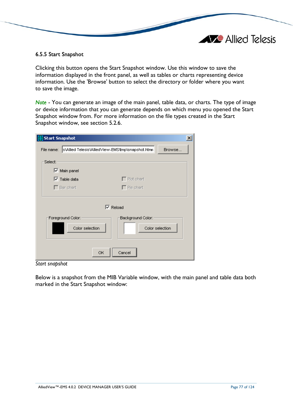 Allied Telesis AlliedView-EMS 4.0.2 Device-Manager User Manual | Page 77 / 124