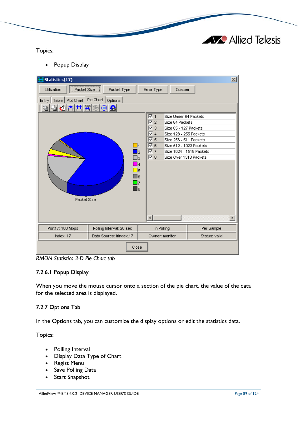 Allied Telesis AlliedView-EMS 4.0.2 Device-Manager User Manual | Page 89 / 124