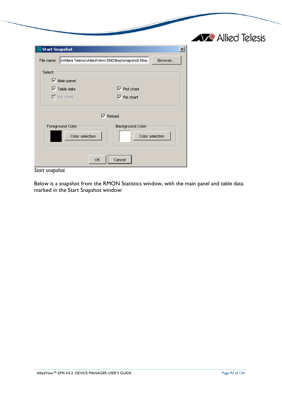 Allied Telesis AlliedView-EMS 4.0.2 Device-Manager User Manual | Page 92 / 124