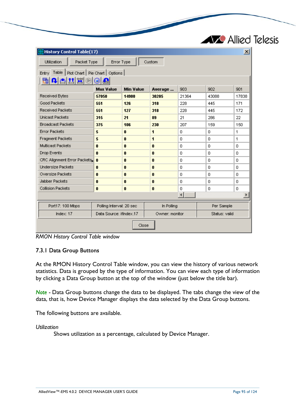 Allied Telesis AlliedView-EMS 4.0.2 Device-Manager User Manual | Page 95 / 124