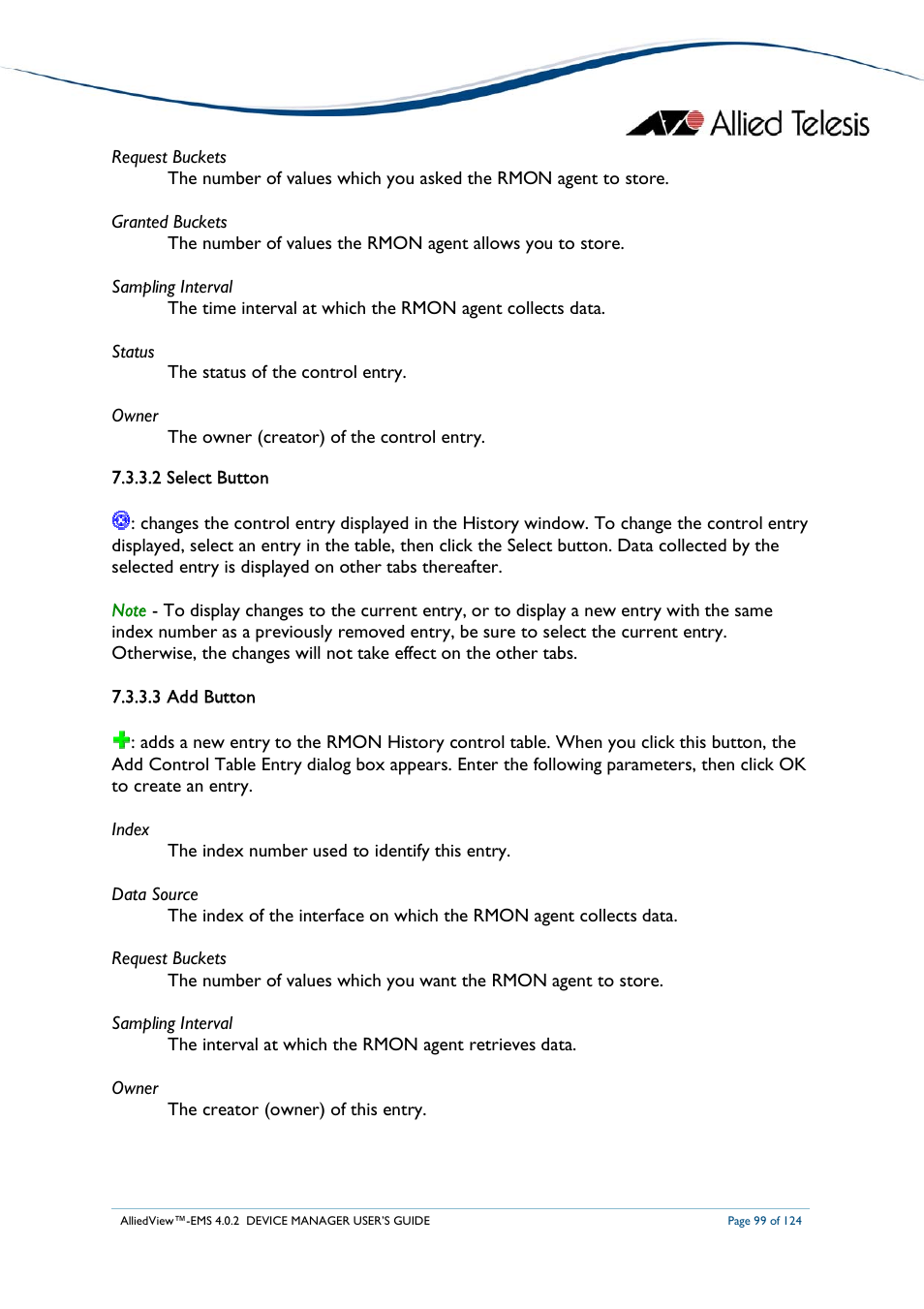 Allied Telesis AlliedView-EMS 4.0.2 Device-Manager User Manual | Page 99 / 124