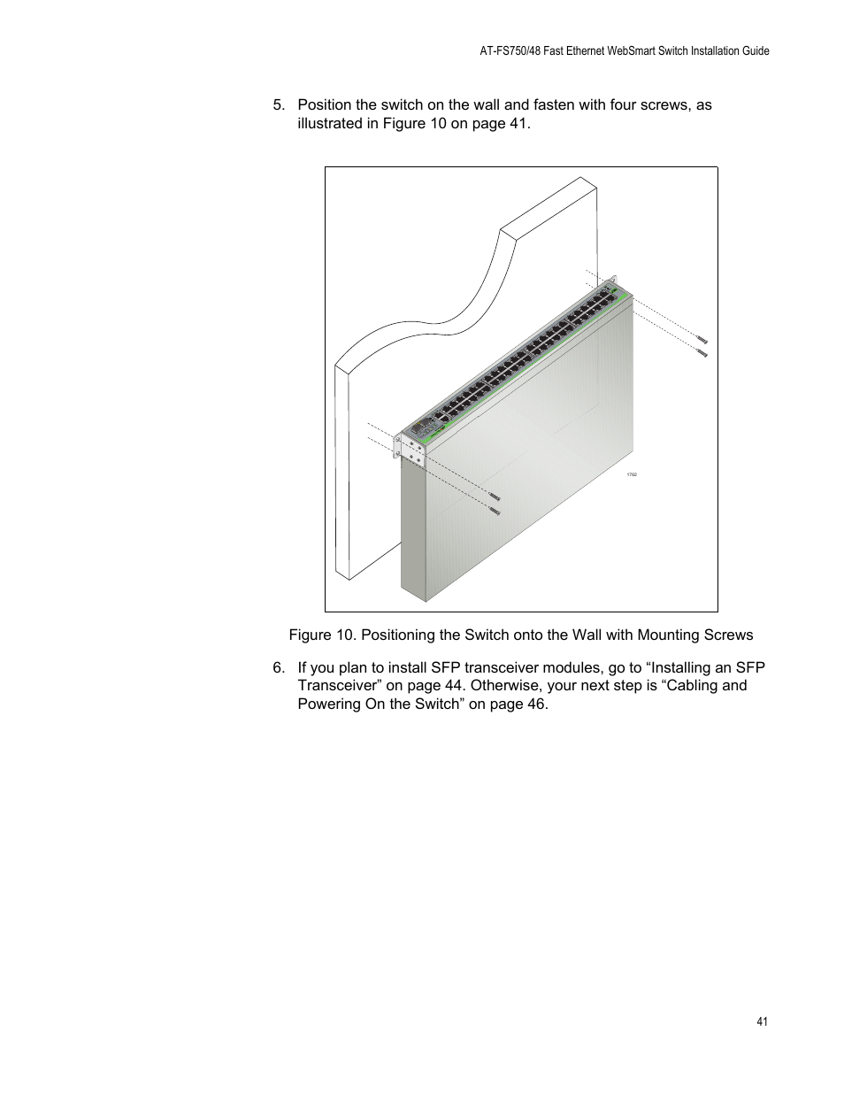 Allied Telesis AT-FS750/48 User Manual | Page 41 / 62