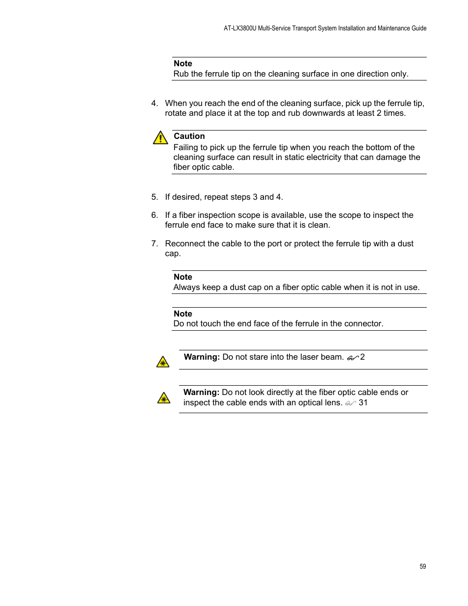 Allied Telesis AT-FS750/48 User Manual | Page 59 / 62