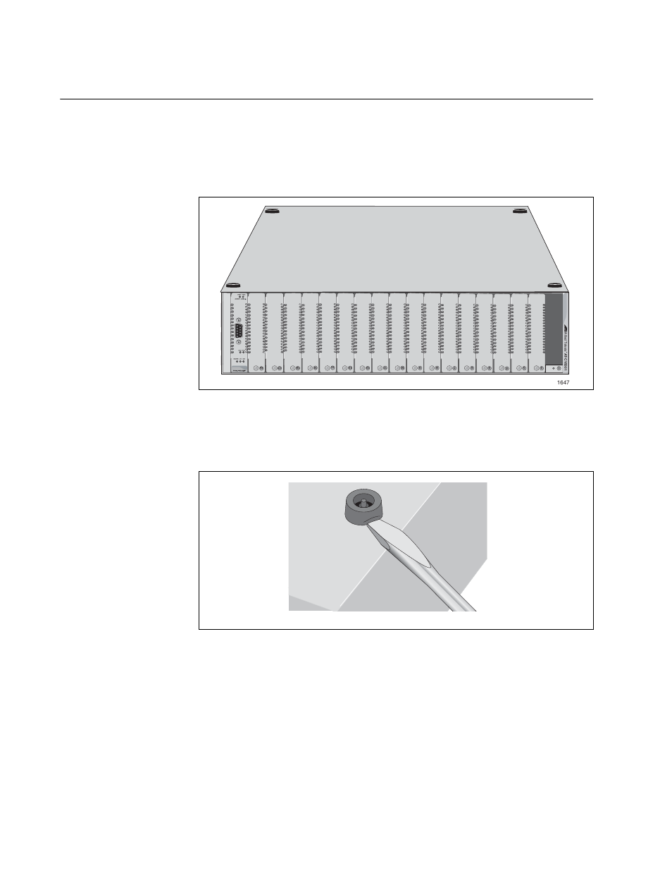 Installing the at-cv5001 chassis in a rack, Chapter 2: installation 34 | Allied Telesis AT-CV5001 User Manual | Page 34 / 86