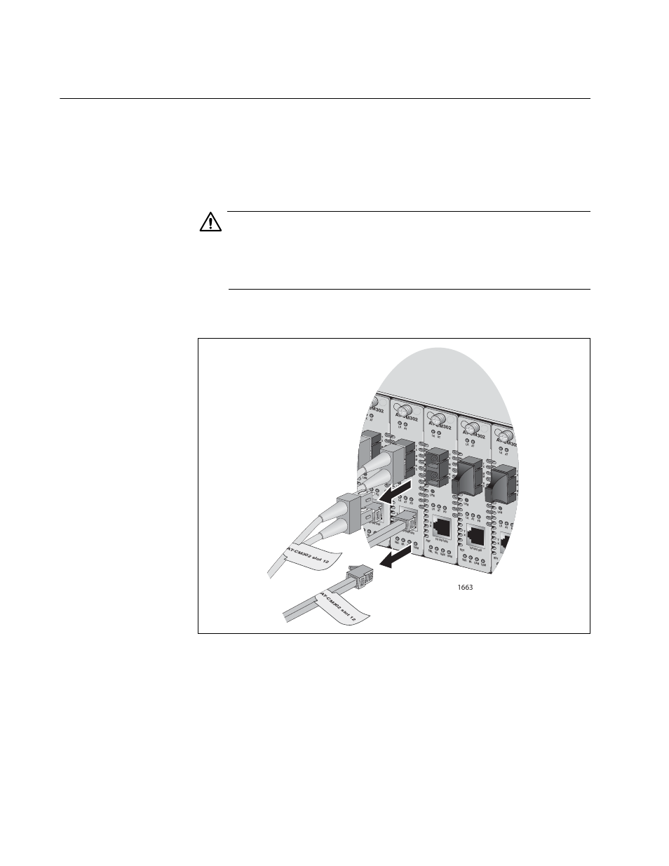 Removing or replacing media converter line cards | Allied Telesis AT-CV5001 User Manual | Page 64 / 86