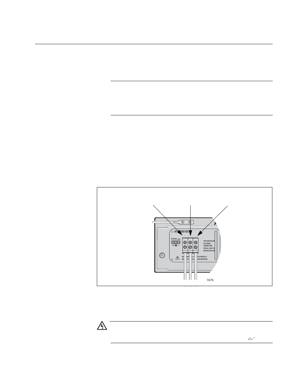 Removing or replacing the at-cv5001dc power supply | Allied Telesis AT-CV5001 User Manual | Page 73 / 86