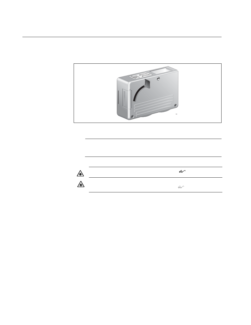 Using a cartridge-type cleaner, Figure 44. cartridge cleaner | Allied Telesis AT-CV5001 User Manual | Page 82 / 86