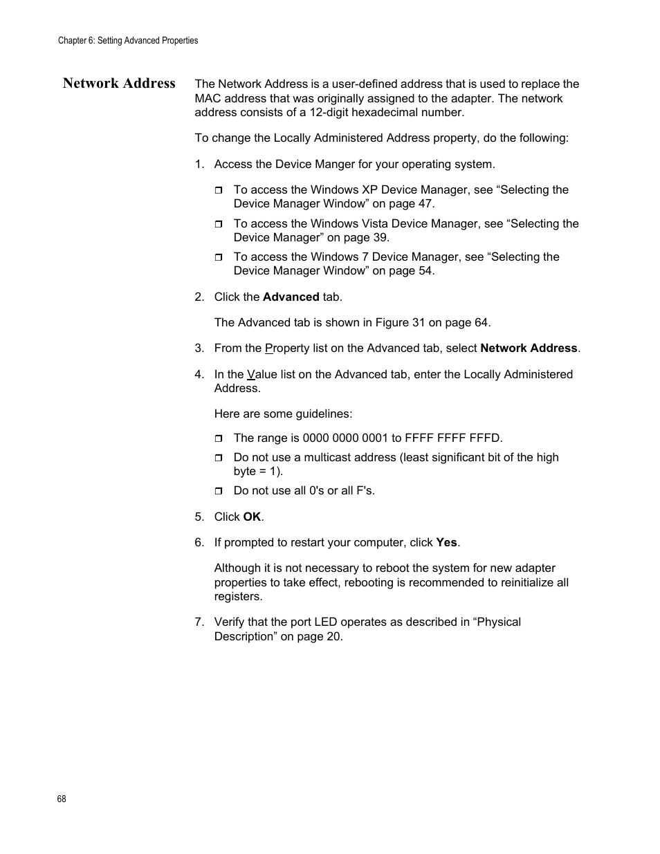 Network address | Allied Telesis AT-2812FX User Manual | Page 68 / 82