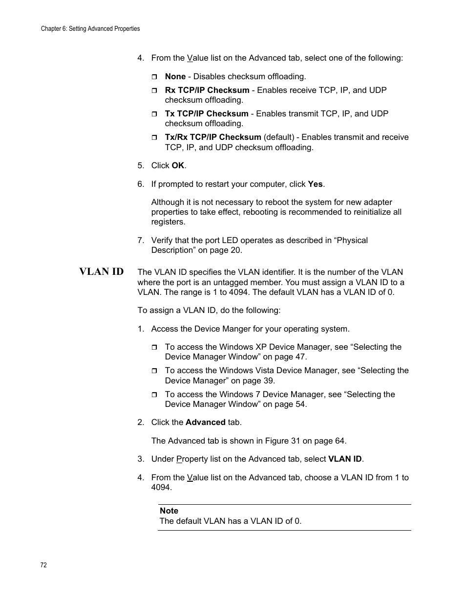 Vlan id | Allied Telesis AT-2812FX User Manual | Page 72 / 82