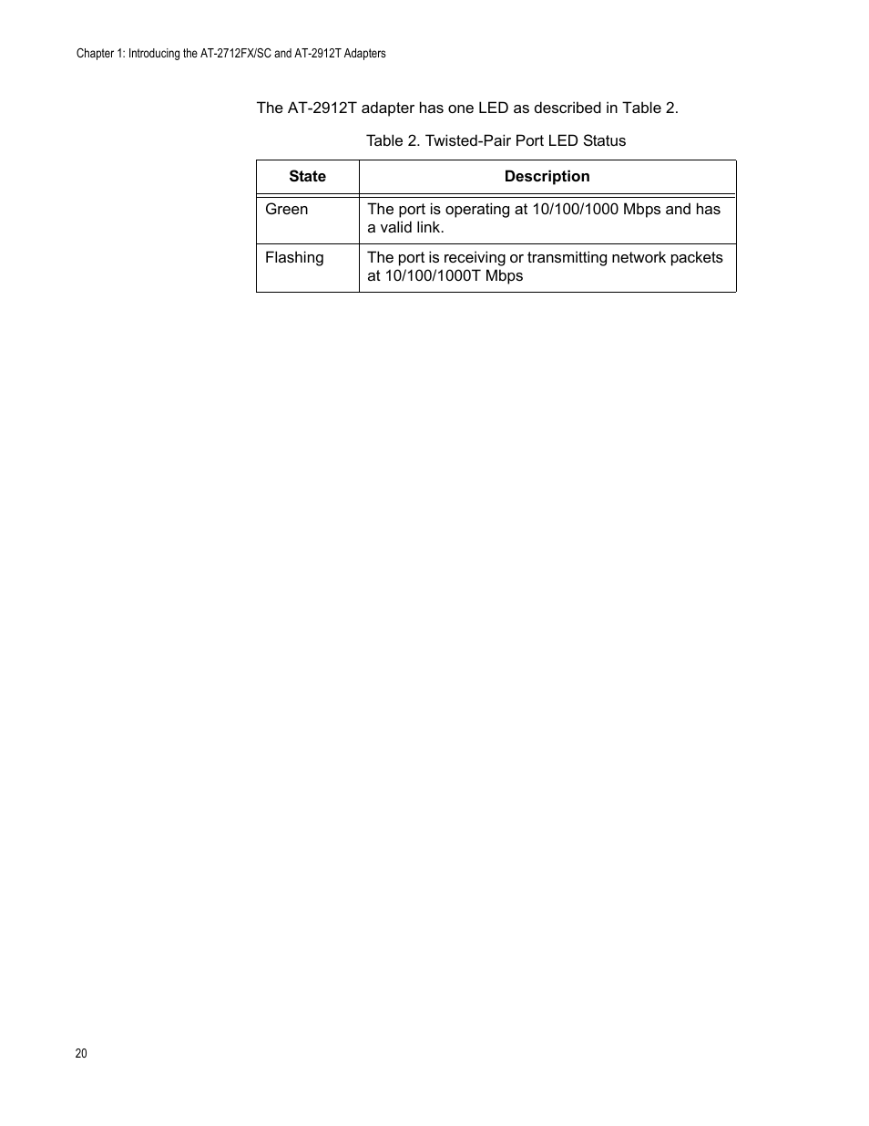 Allied Telesis AT-2912T User Manual | Page 20 / 92