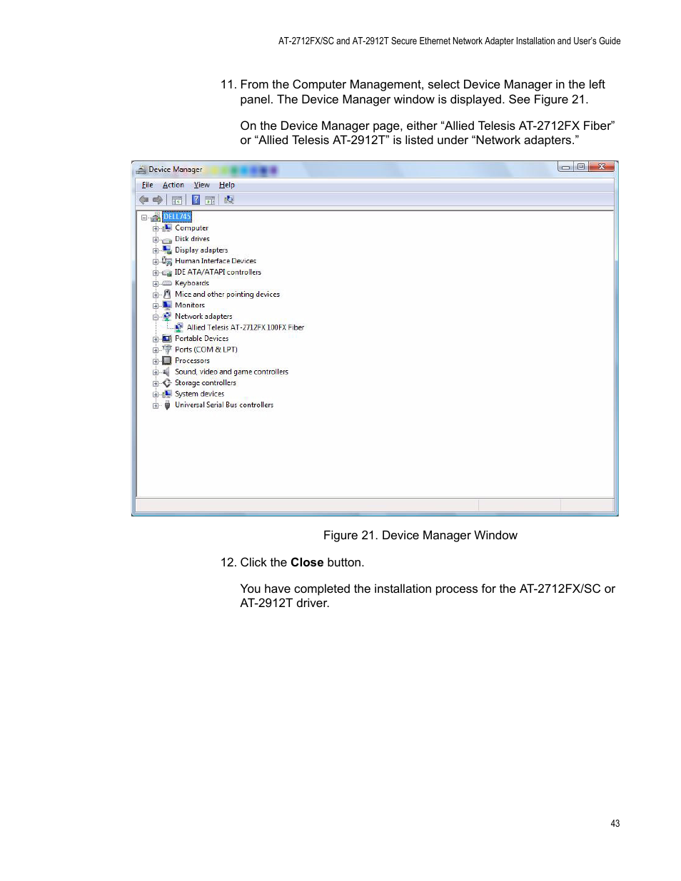 Allied Telesis AT-2912T User Manual | Page 43 / 92