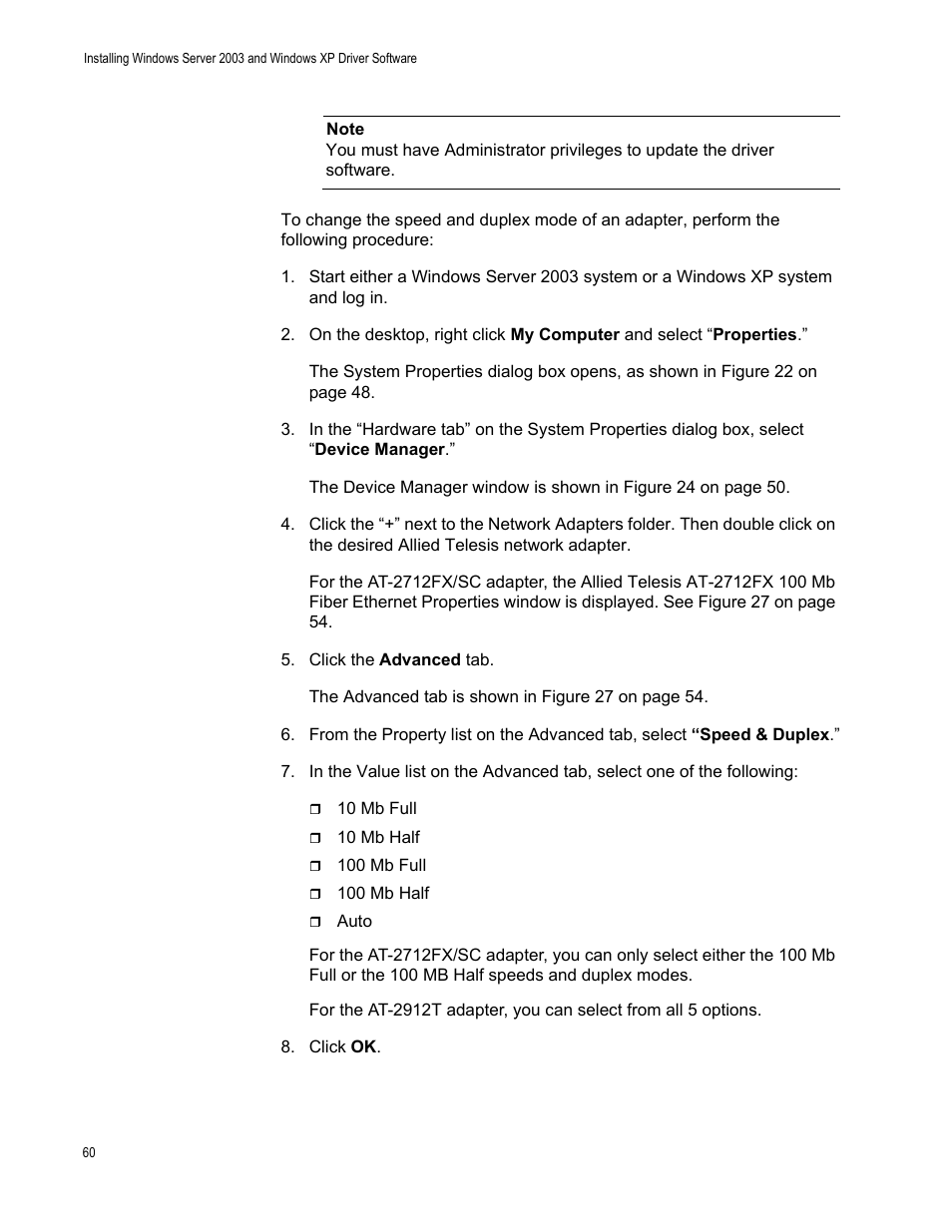 Allied Telesis AT-2912T User Manual | Page 60 / 92