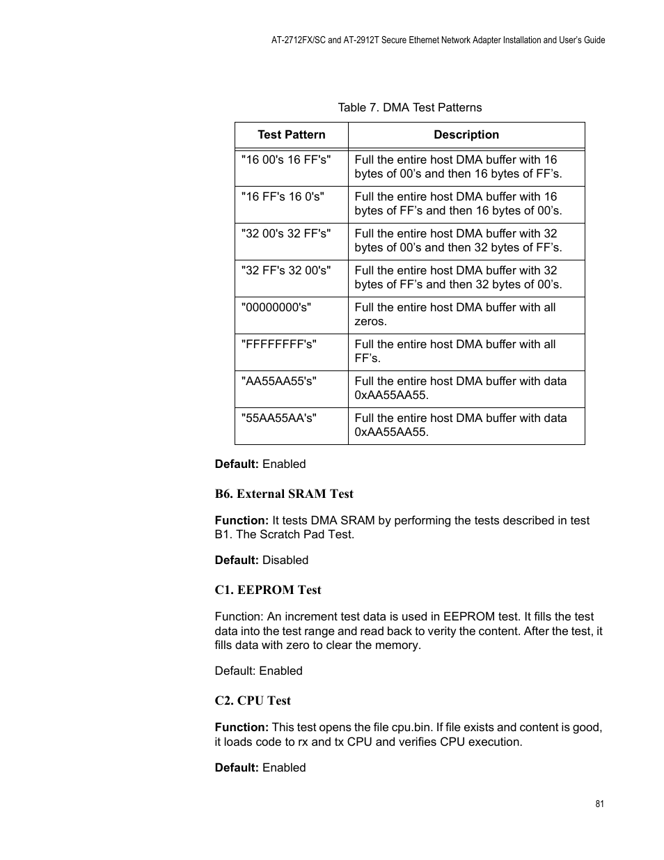 Allied Telesis AT-2912T User Manual | Page 81 / 92