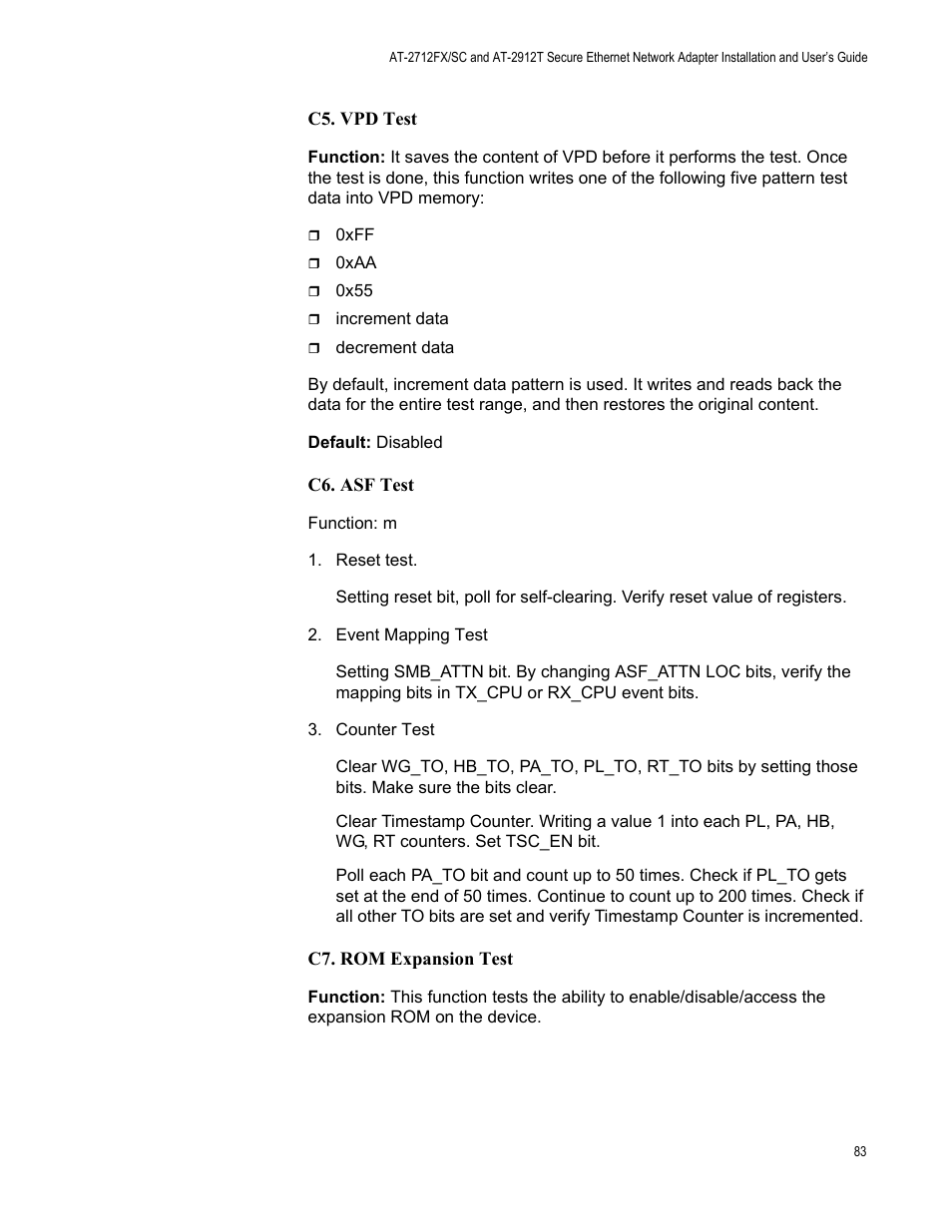 Allied Telesis AT-2912T User Manual | Page 83 / 92