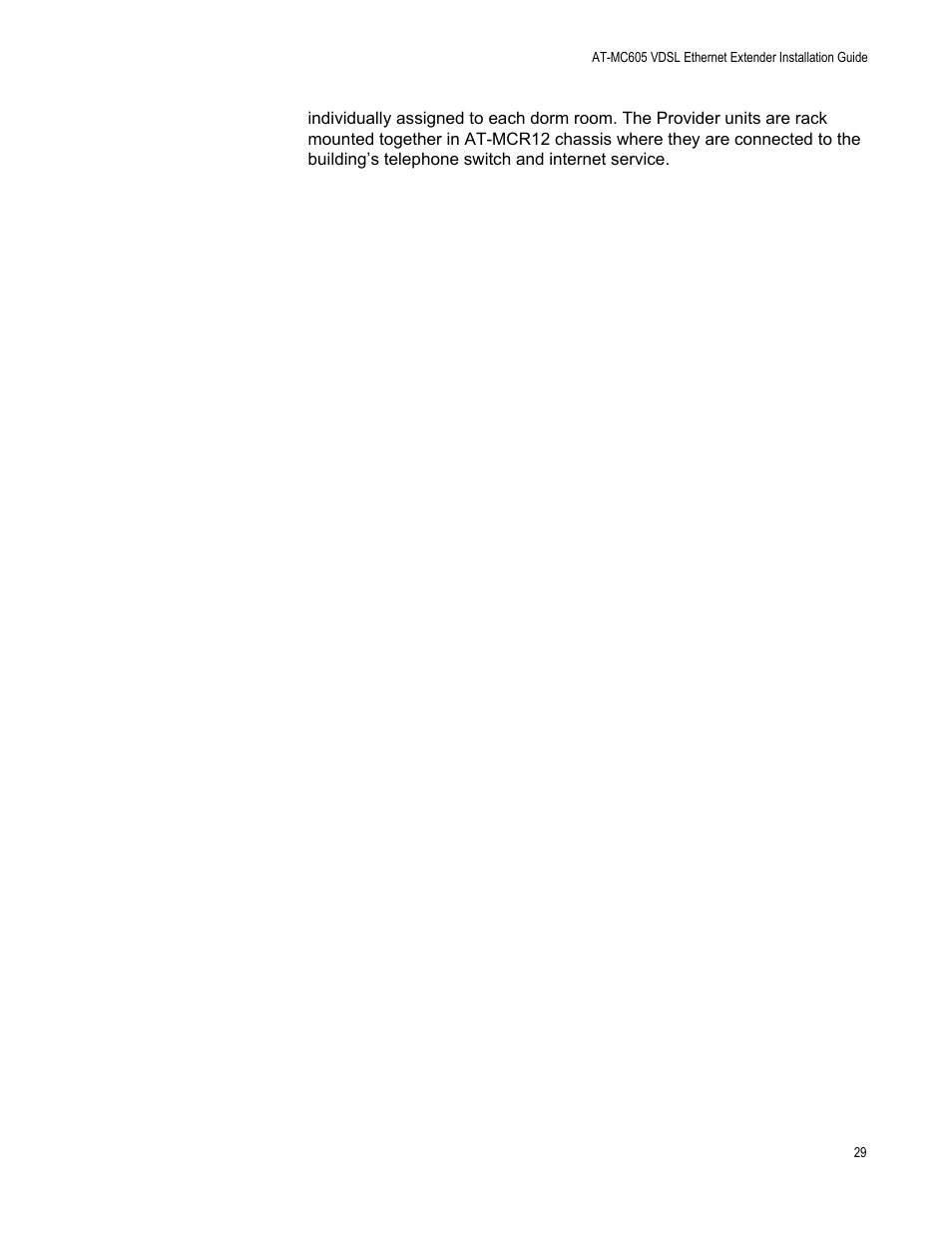 Allied Telesis AT-MC605 User Manual | Page 29 / 48