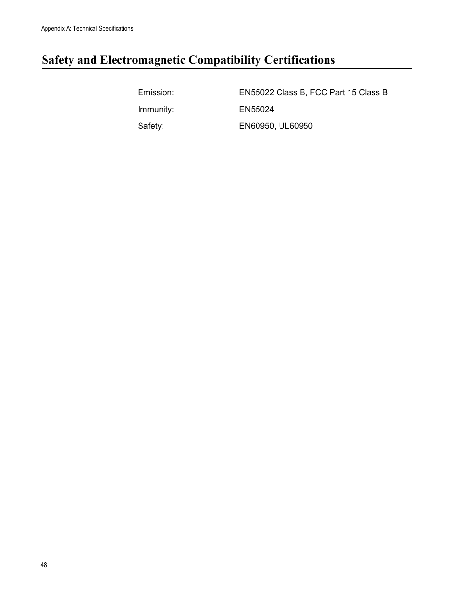 Allied Telesis AT-MC605 User Manual | Page 48 / 48