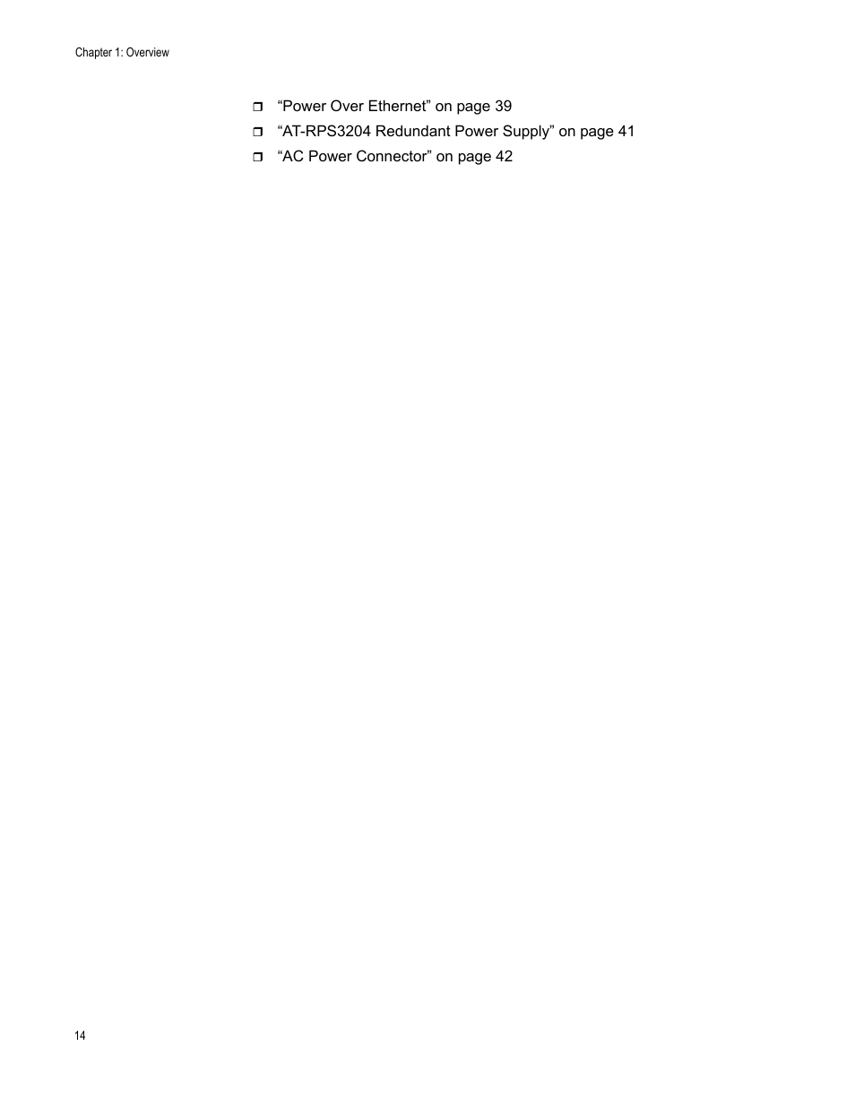 Allied Telesis AT-9448Ts/XP (Basic Layer 3) User Manual | Page 14 / 82