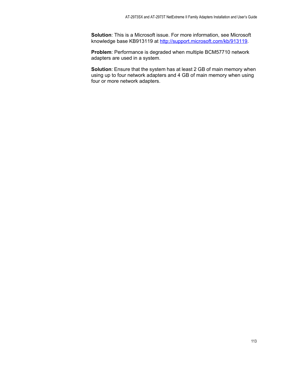 Allied Telesis AT-2973T (NetExtreme II) User Manual | Page 113 / 136
