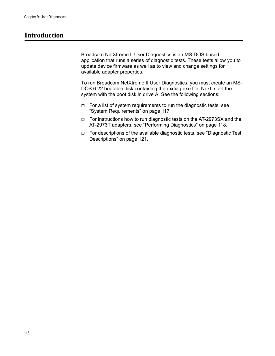 Introduction | Allied Telesis AT-2973T (NetExtreme II) User Manual | Page 116 / 136