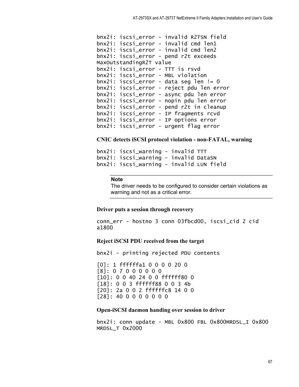Allied Telesis AT-2973T (NetExtreme II) User Manual | Page 67 / 136