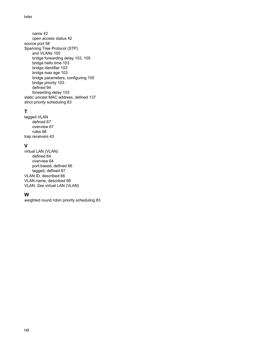 Allied Telesis AT-S87 User Manual | Page 148 / 148