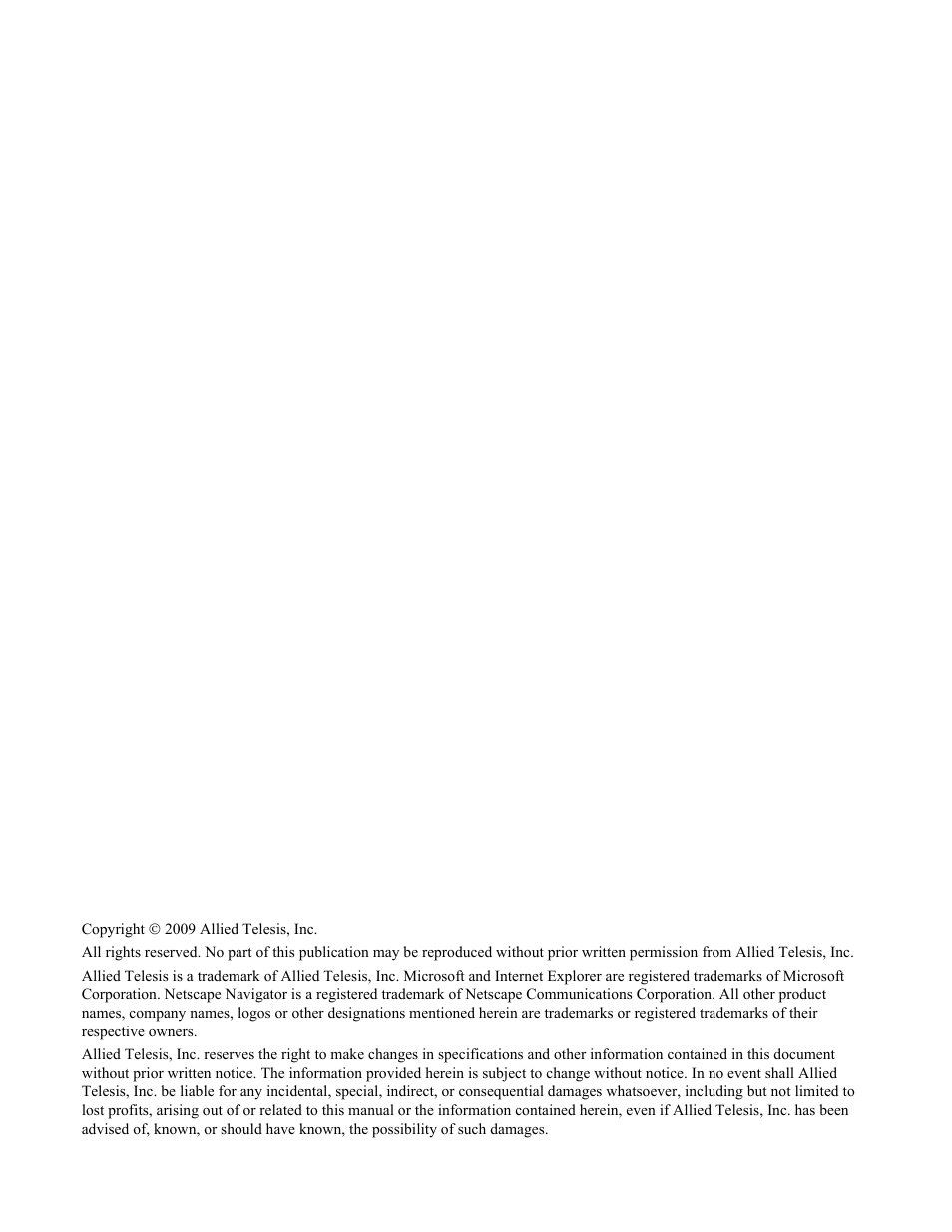 Allied Telesis AT-S87 User Manual | Page 2 / 148