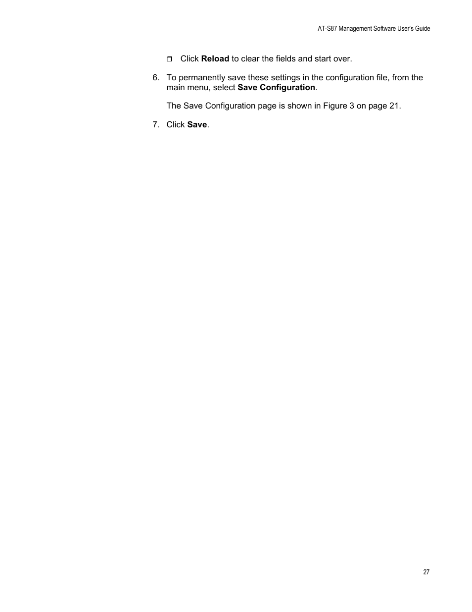 Allied Telesis AT-S87 User Manual | Page 27 / 148